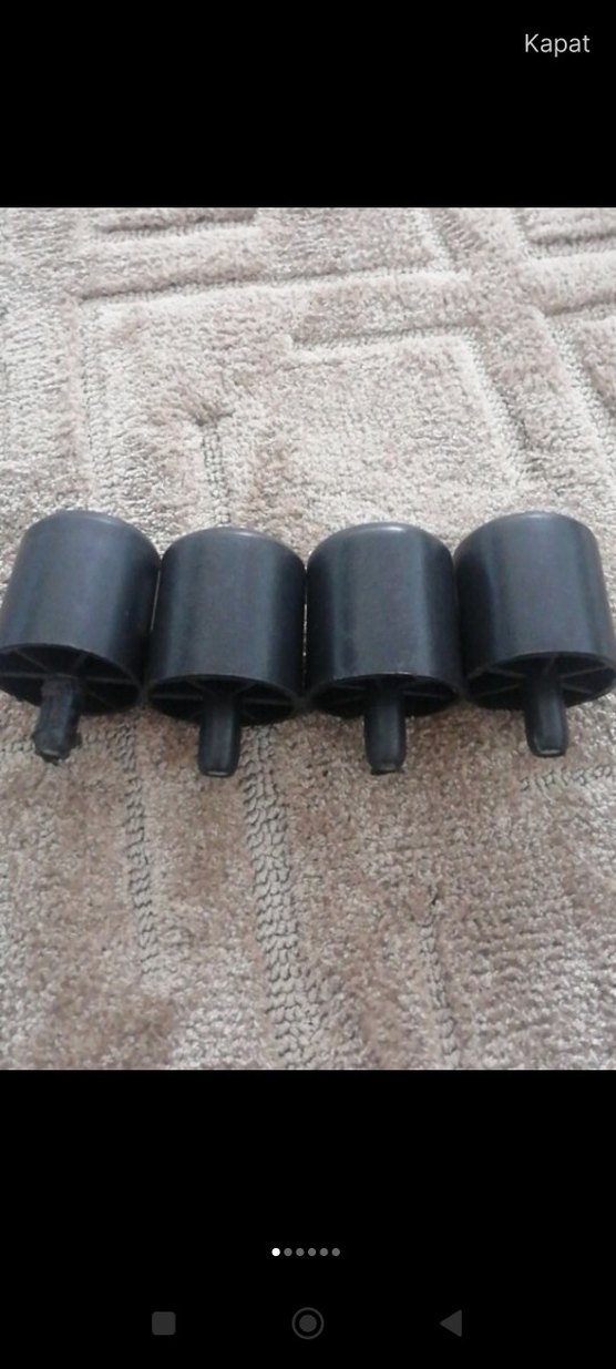 Siyah Mobilya Ayağı Seti - Görsel 2