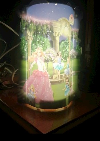 Barbie masa lambası gece lambası aydınlatma - Görsel 5