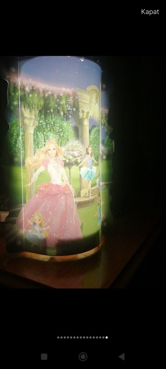 Barbie masa lambası gece lambası aydınlatma - Görsel 2