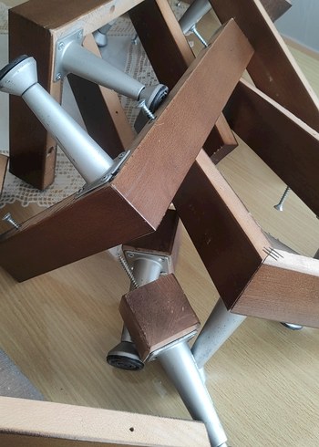 Gerçek Ahşap Ve Metal Mobilya Ayakları - Görsel 2