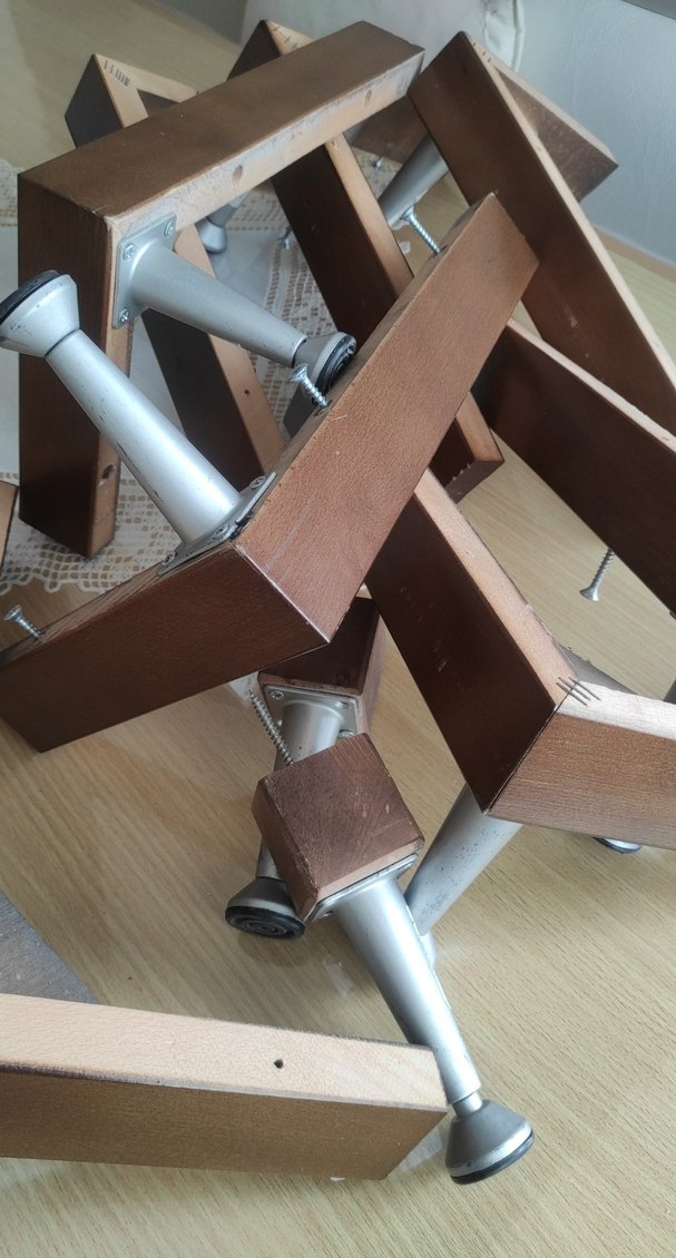 Gerçek Ahşap Ve Metal Mobilya Ayakları - Görsel 2