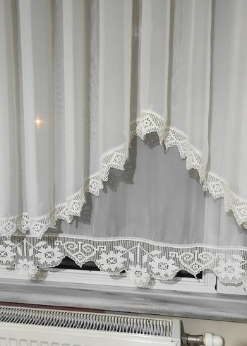 El İşi Dantel Perde 
İpi Altınbaşak Tülü Taç Marka - Görsel 9