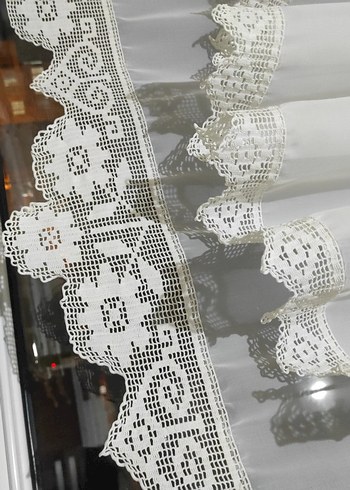 El İşi Dantel Perde 
İpi Altınbaşak Tülü Taç Marka - Görsel 4