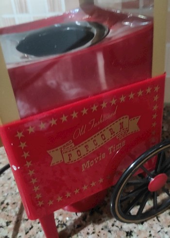 Parlak Kırmızı Popcorn Makinesi Sıfır Ürün - Görsel 7