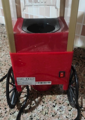 Parlak Kırmızı Popcorn Makinesi Sıfır Ürün - Görsel 9