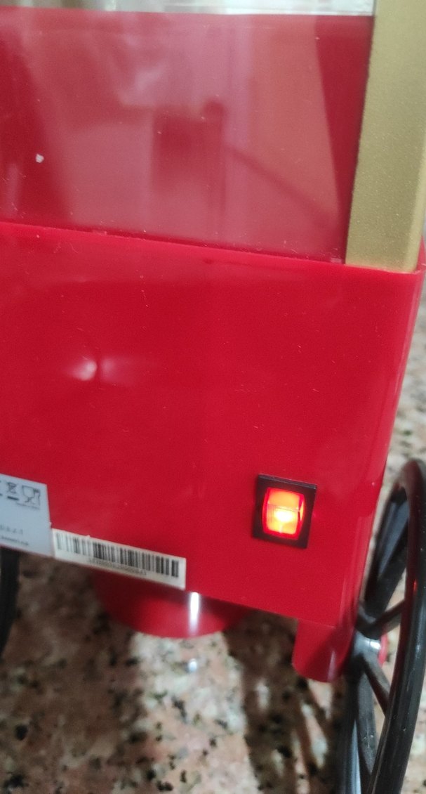 Parlak Kırmızı Popcorn Makinesi Sıfır Ürün - Görsel 3