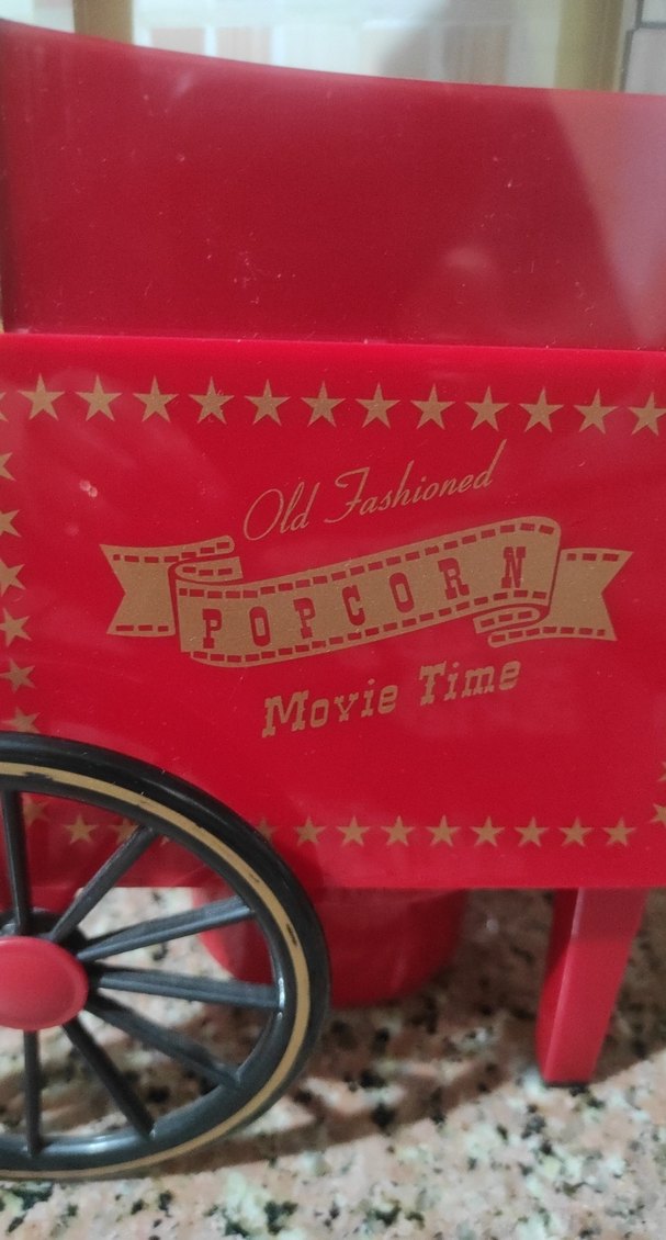 Parlak Kırmızı Popcorn Makinesi Sıfır Ürün - Görsel 5