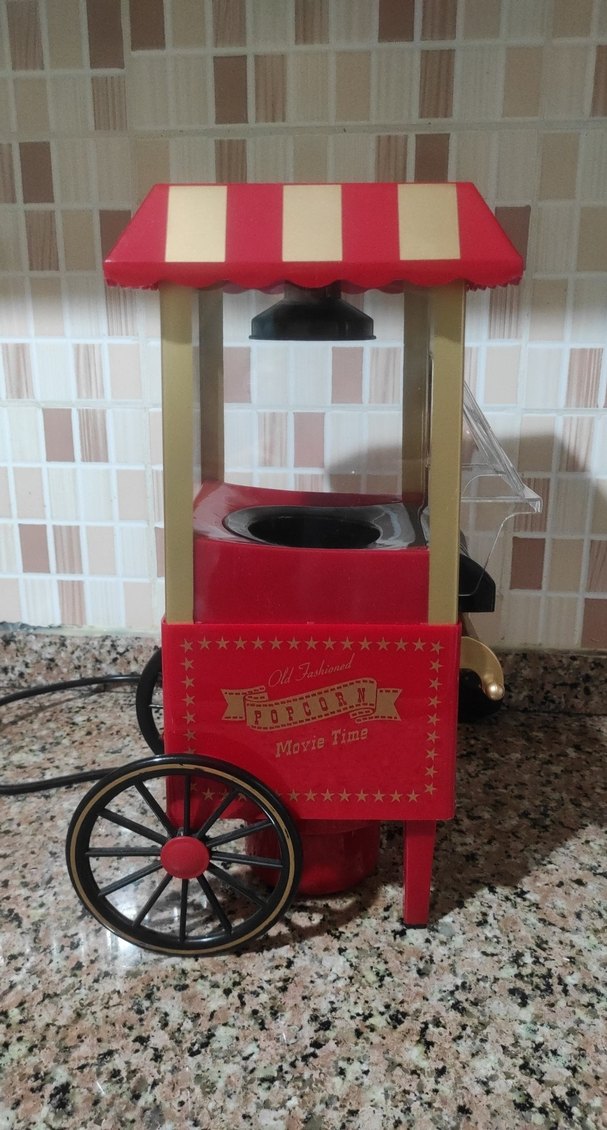 Parlak Kırmızı Popcorn Makinesi Sıfır Ürün - Görsel 2