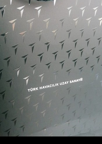 Türk havacılık uzay sanayi karton çanta sıfır - Görsel 2