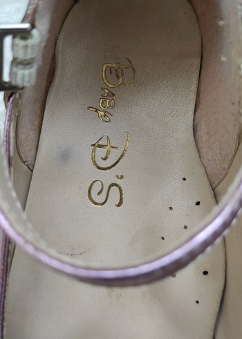 31 Numara BABY D S Pembe Parlak Kız Çocuk Babet Ayakkabı - Görsel 13