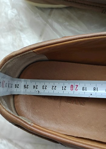 40 numara ARMANİ Kahverengi Deri Erkek Klasik Ayakkabı Tertemiz - Görsel 4