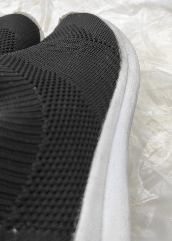 36 numara DERİMOD Siyah Elastik Dolgu Topuklu Kadın Spor Ayakkab - Görsel 6