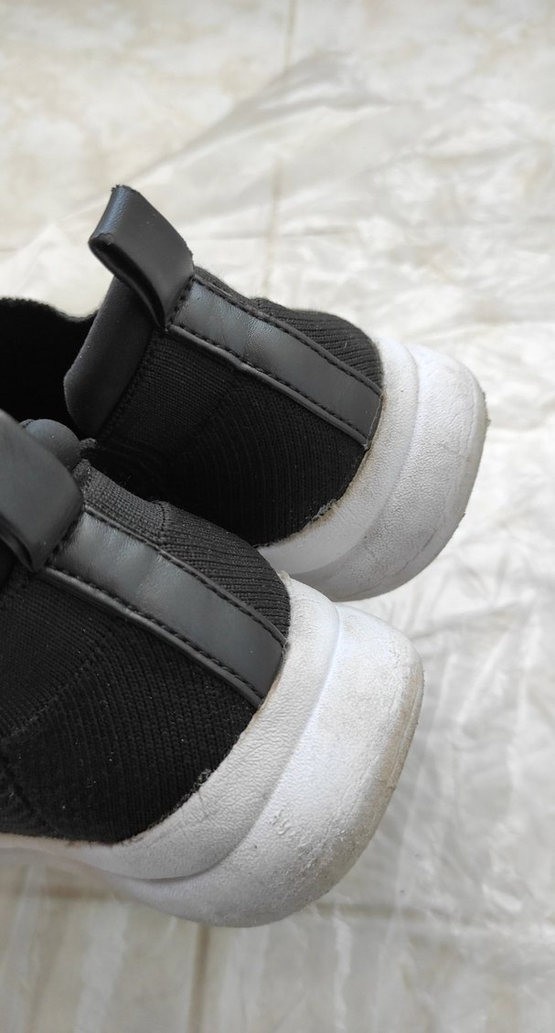 36 numara DERİMOD Siyah Elastik Dolgu Topuklu Kadın Spor Ayakkab - Görsel 5