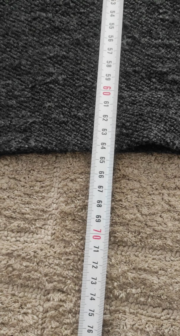 L-XL uyumlu Gri Buklet Örgü Yün Erkek Kazak - Görsel 4