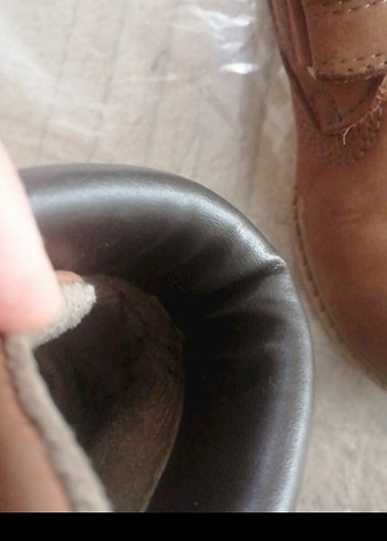 28 numara Lumberjack Kahverengi Deri Erkek Çocuk Botları temiz - Görsel 9