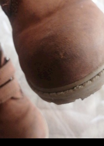 28 numara Lumberjack Kahverengi Deri Erkek Çocuk Botları temiz - Görsel 4