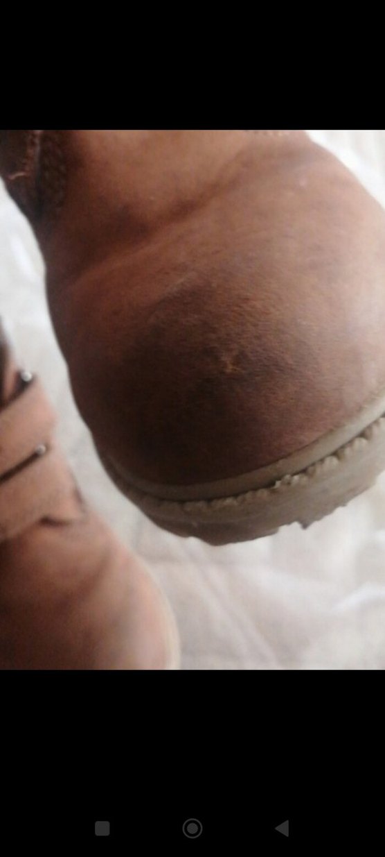 28 numara Lumberjack Kahverengi Deri Erkek Çocuk Botları temiz - Görsel 4