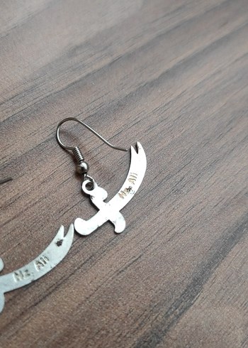 küpe kılıç küpe   şık güzel sıfır - Görsel 3