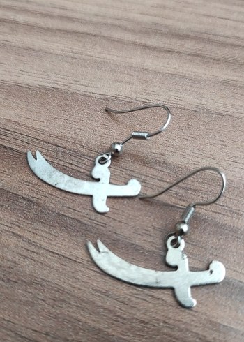 küpe kılıç küpe   şık güzel sıfır - Görsel 4