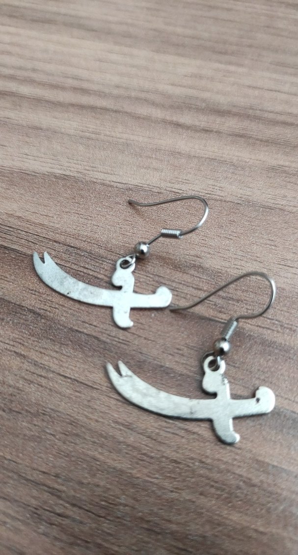 küpe kılıç küpe   şık güzel sıfır - Görsel 4