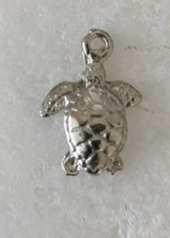 Beden beyaz Renk Gümüş Renkli Kaplumbağa Kolye Ucu bileklik ucu charm sıfır ürün