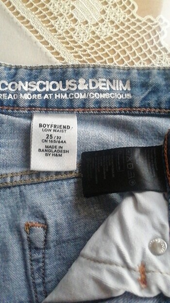H&M 26 beden Boyfriend Kot pantolon temiz kusursuz 