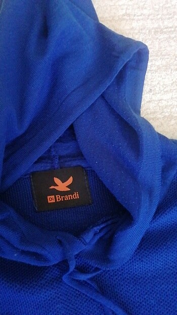 38-40 - 42 Boyner DiBrandi kapşonlu Kazak örgü tunik sweatshirt 