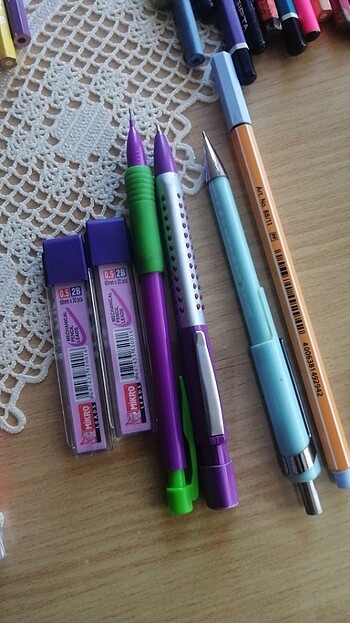  Beden Faber Castell Adel stabilo Fatih mikro kalem kuru boya uçlu kale