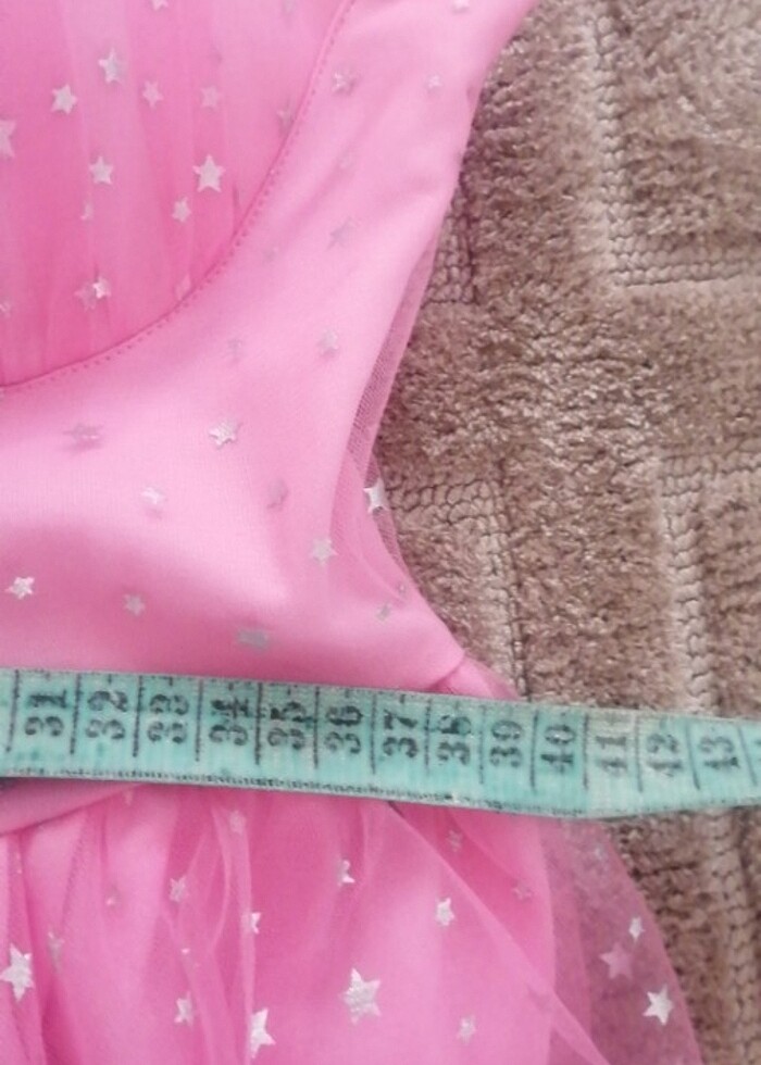 M L XL mezuniyet Barbie elbise etika marka pembe likralı yeni - Görsel 5