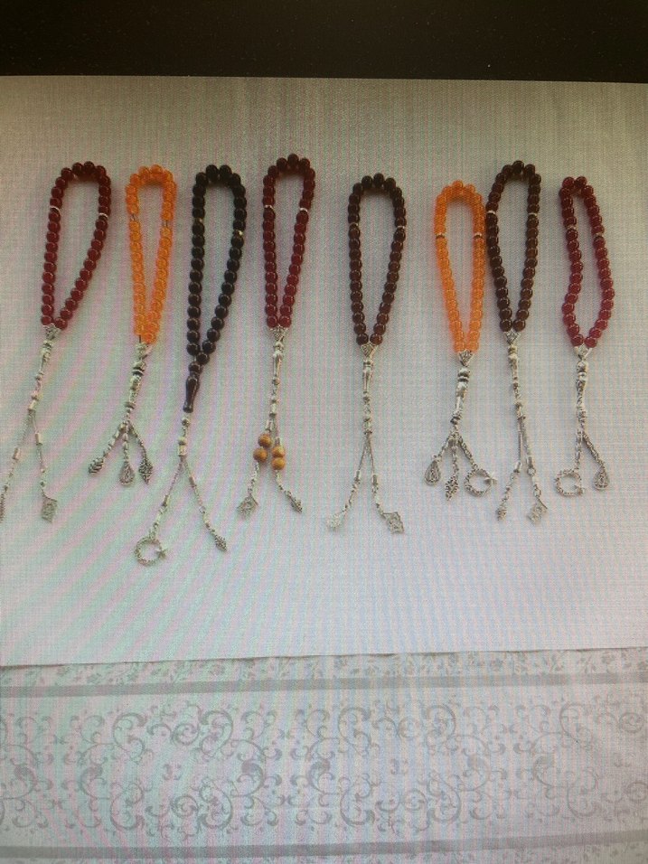 Yeşil Parlak Bohem Erkek Tesbihi - Görsel 5