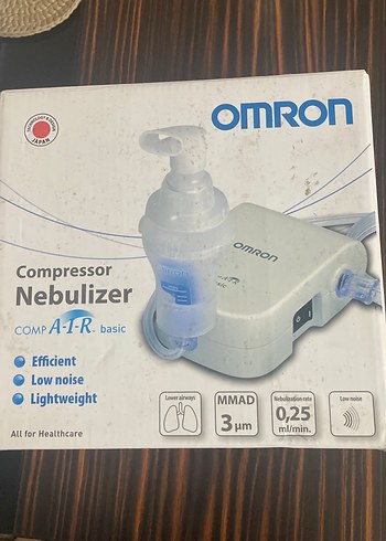 Omron Kompresörlü Nebulizatör Beyaz-Gri - Görsel 2