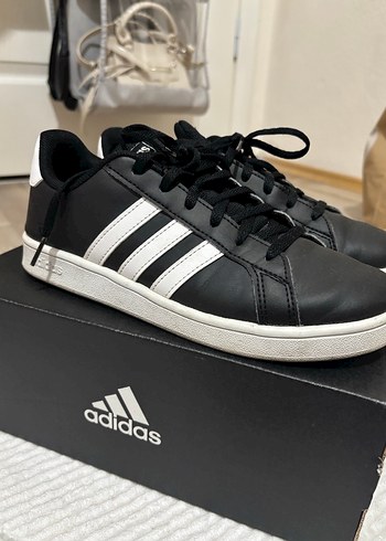 Adidas Siyah Beyaz Spor Ayakkabı - Görsel 5