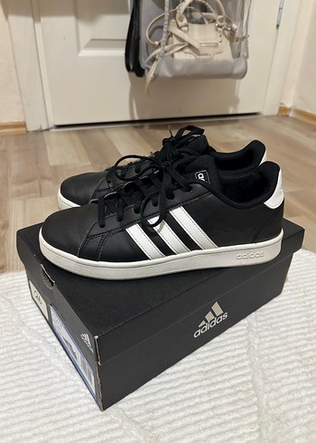 Adidas Siyah Beyaz Spor Ayakkabı - Görsel 3