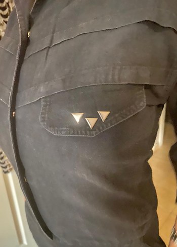 Siyah Kadın Denim Uzun Tulum - Görsel 5