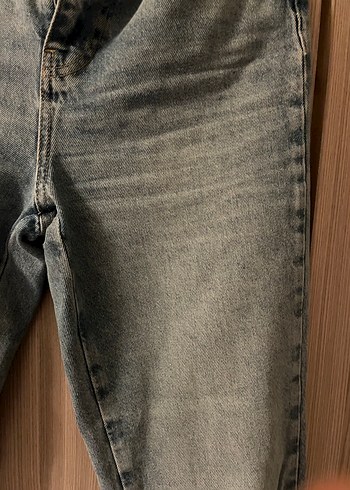 Gri Midi Boy Rahat Kesim Kadın Kot Pantolon - Görsel 2