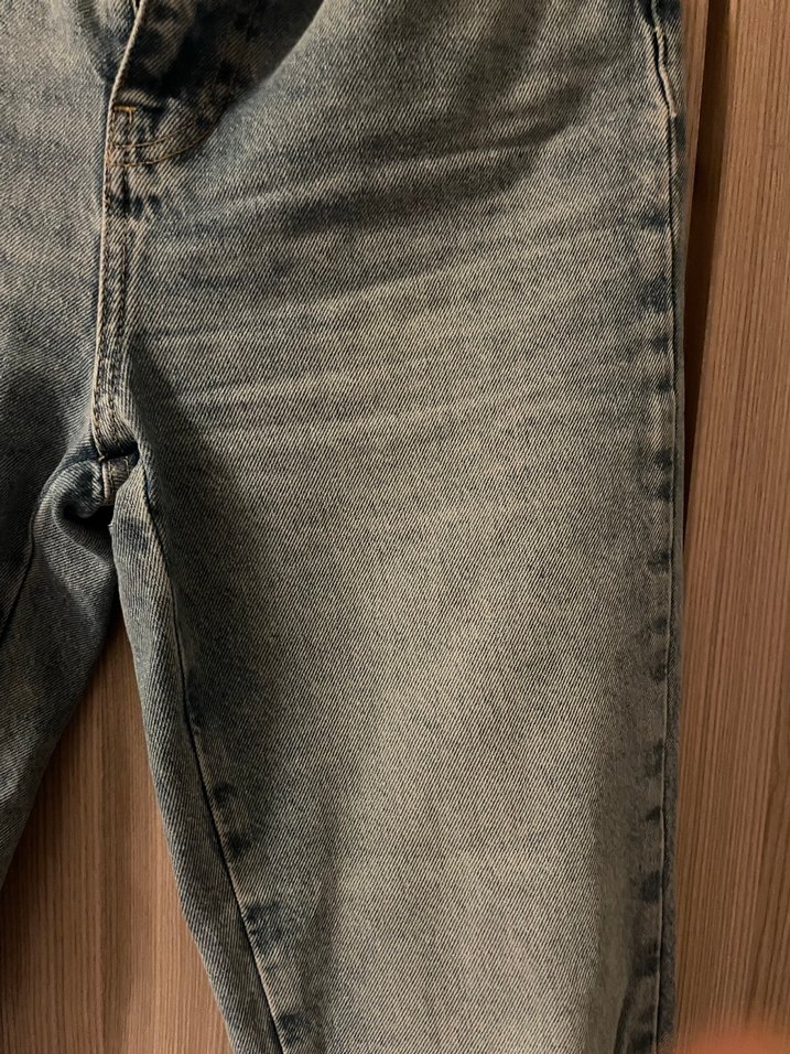 Gri Midi Boy Rahat Kesim Kadın Kot Pantolon - Görsel 2