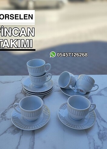 Miraç kahve fincanı takımı 