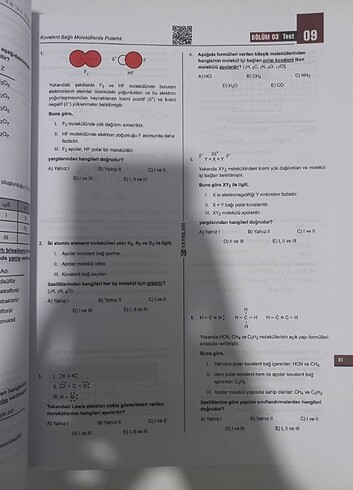 Beden Renk 3D TYT KİMYA SORU BANKASI