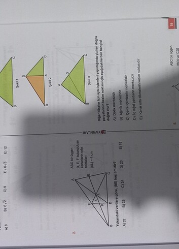  Beden Renk 3D AYT GEOMETRİ SORU BANKASI 