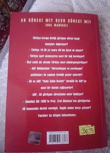 Erol Manisalı Ab süreci mi Sevr süreci mi?