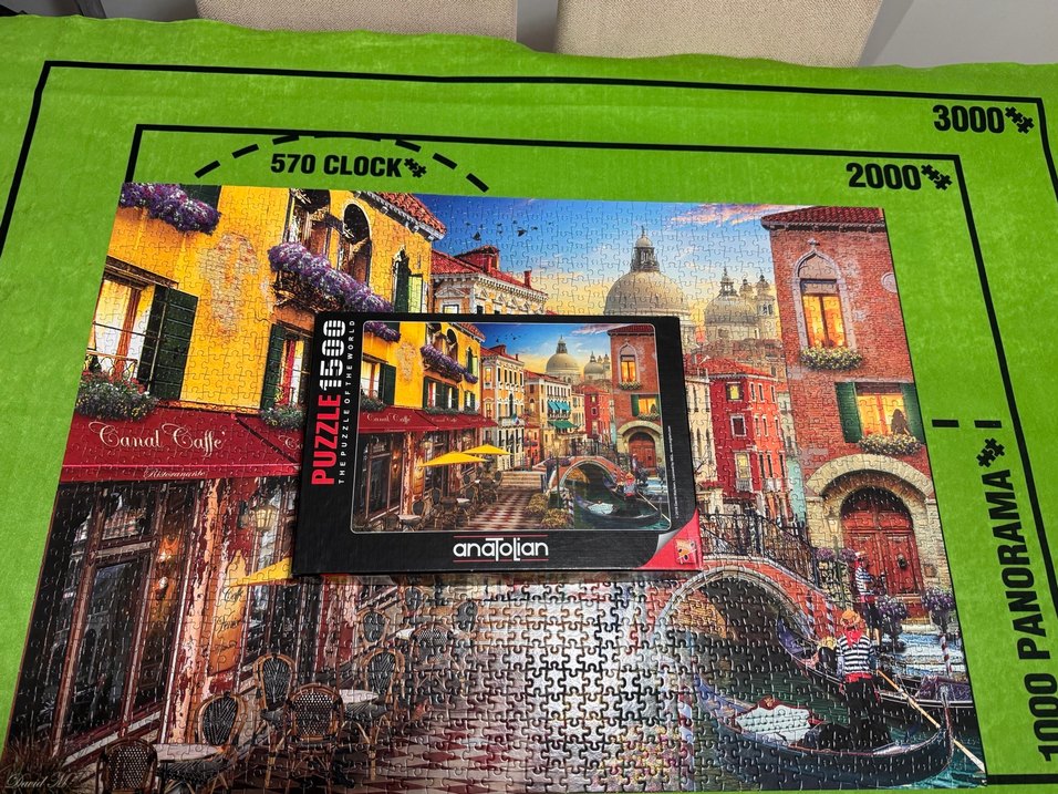 1500 Parça Panorama Puzzle - Renkli Şehir Manzarası - Görsel 3