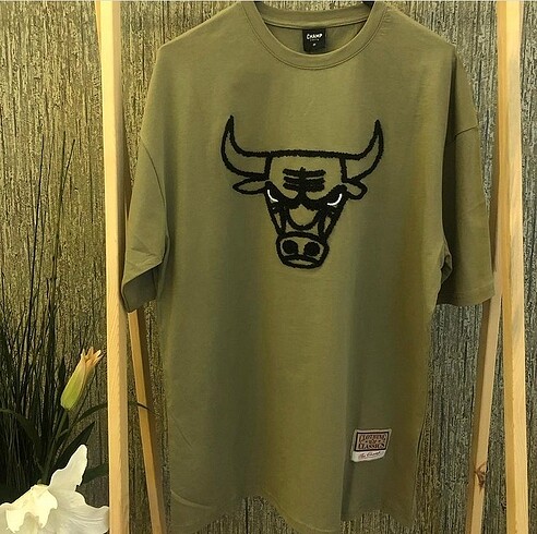 Haki Oversize Erek Tişört