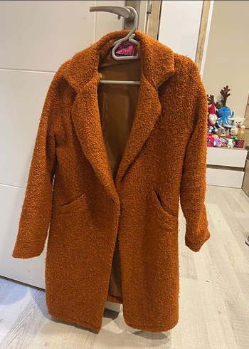 Kahverengi Peluş Midi Kaban