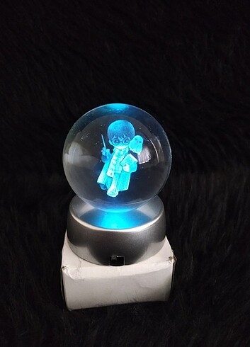 3D Harry Potter Figürlü Işıklı Cam Küre