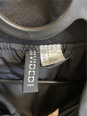 m Beden siyah Renk H&M Siyah Mont
