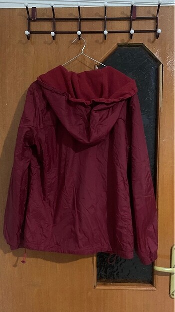 40 Beden bordo Renk Yağmurluk tarzı ceket