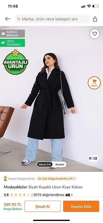 m Beden siyah Renk Siyah kaşe