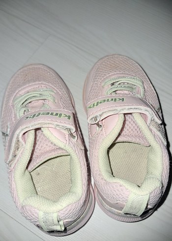 Kız Çocuk Pembe Cırt Cırtlı Spor Ayakkabı - Görsel 3