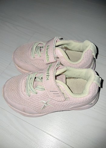 Kız Çocuk Pembe Cırt Cırtlı Spor Ayakkabı - Görsel 2