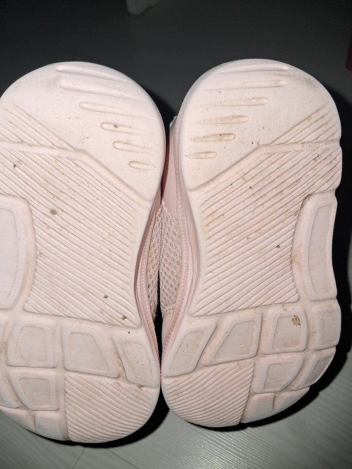 Kız Çocuk Pembe Cırt Cırtlı Spor Ayakkabı - Görsel 5